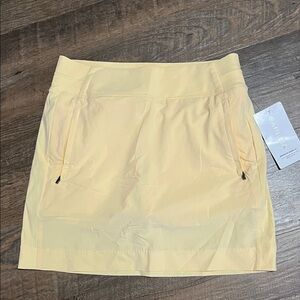 NWT Athleta Yellow Skort